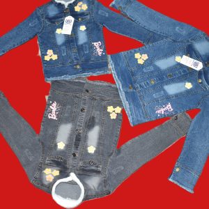 Baby Girl Jacket with White Furr Ban