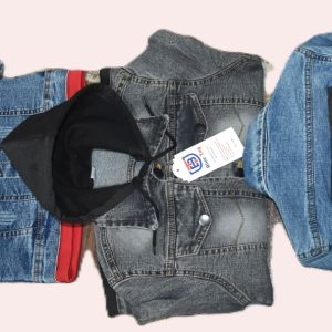 Baby Unisex Jacket with Colored Fleece Arm, Hudd & Bottom